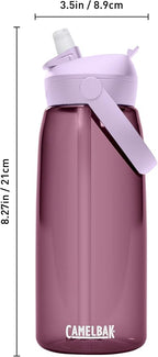 CamelBak Thrive Flip Straw Tritan Renew Water Bottle Purple Sky, 32oz