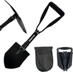 Mini Folding Camping Shovel, Lightweight Portable Small Tactical Survival Shovel, High Carbon Steel Military Shovel Entrenching Tool for Outdoor, Hiking, Digging, Backpacking, Car Emergency, Off Road
