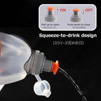 Azarxis Running Water Bottles Flask BPA Free Leakproof Hydration Vest Packs Waist Belt Replacement for Triathlon Marathon Hiking Cycling Climbing Runner