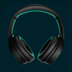 Bose QuietComfort Wireless Noise Cancelling Headphones, Bluetooth Over Ear Headphones with Up to 24 Hours of Battery Life, Black (Renewed)