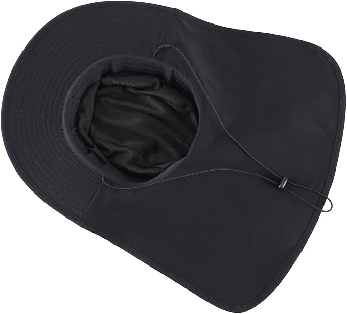 Home Prefer UPF 50+ Sun Hats for Men Women Wide Brim Fishing Hat with Neck Flap UV Protection Sunblock Safari Bucket Hat
