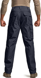 CQR Men's Tactical Pants, Water Resistant Ripstop Cargo Pants, Lightweight EDC Work Hiking Pants, Outdoor Apparel