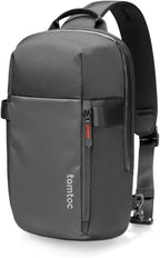 tomtoc 7L Sling Backpack Crossbody Bag for Men Women, EDC Daypack Chest Shoulder bag for 14-inch MacBook Pro M5, 13" MacBook Air/Pro, 13'' iPad Pro M5/iPad Air M3, Organized, Daily Use, Work, Travel-S