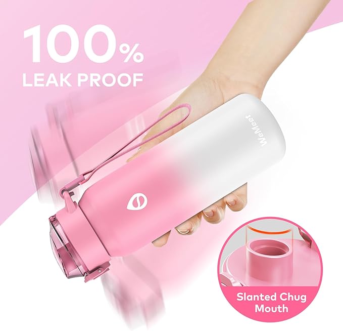 32oz Water Bottle with Removable Straw and Spout Lid Two Ways to Drink, 18/10 Stainless Steel Insulated Water Bottle, BPA-Free, Leak Proof, Double wall, for Sports, Gym