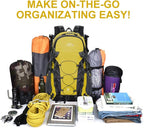 INOXTO lightweight Hiking Backpack 35L/40L Hiking Daypack with Waterproof Rain Cover for Travel Camping Outdoor Men and Women