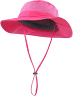 Home Prefer Outdoor UPF50+ Mesh Sun Hat Wide Brim Fishing Hat with Neck Flap Sun Hat for Men Women