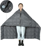 ROCK CLOUD Packable Camping Blanket Ultralight Outdoor Blankets Stadium for Hiking Camp Travel Outside Sports, Size L, 79 x 57 inch