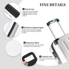 Animal Bird Lake 2 Pack Luggage Handle Wrap Set of Neoprene Luggage Tags for Suitcases Bag Strap Wrap Cover Travel Airplane Accessories Covers Markers Sleeve Grips Identifiers Cruise