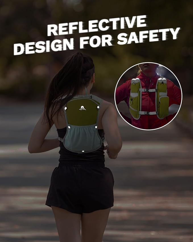 Running Vest for Women and Men, Hydration Running Backpack, Runners Vest, Hydration Vest for Walking, Marathon, Hiking