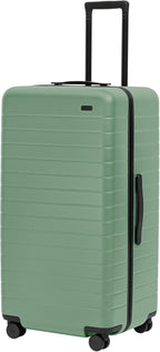 Away Large Trunk Luggage, 31 Inch Hardside Suitcase with Spinner Wheels, Lightweight & Durable, TSA Lock, Ideal for Long Trips, Sea Green