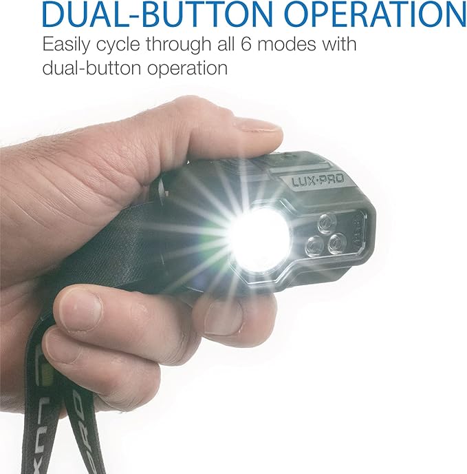 Lux Pro Bright 400 Lumen Camping LED Headlamp - LP347