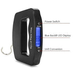Portable Travel Luggage Electronic Scale, Digital LCD Hanging Box Weighing Scale 110 pounds/50 kilograms, Fishing, Luggage, Gifts (Hooks)