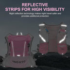 Running Hydration Vest Backpack, Lightweight Water Backpack with 1.6L Water Bladder Daypack for Women Men,Adjustable Running Vest Pack for Trail Running Hiking Cycling Race Marathon