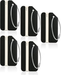 5Pack Black Aluminum Luggage Tag with Name ID Card Perfect to Quickly Spot Luggage Suitcase by Ovener