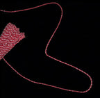 2mm Reflective Guyline Camping Paracord, Ultralight Thin Cord Rope for Tarp Rain Fly Tent Camping, 65 Feet (Red)