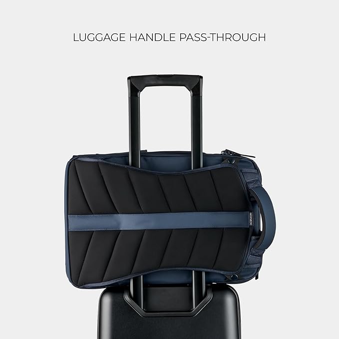 NOMATIC Travel Pack - 20L Water Resistant Laptop Bag - TSA-Ready Expandable Navy Backpack