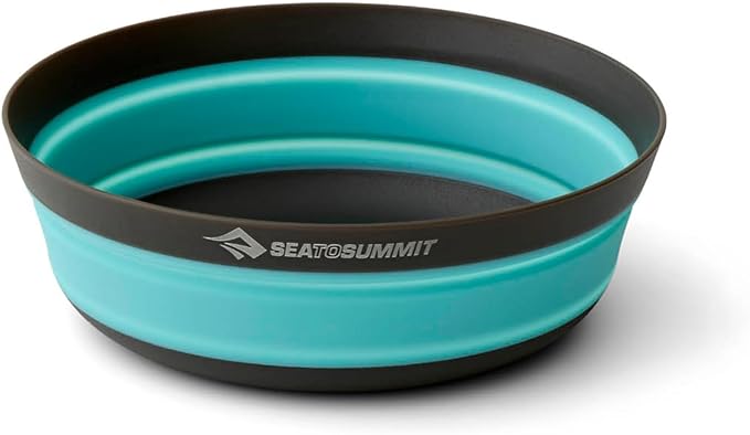 Sea to Summit Frontier Ultralight Collapsible Bowl, Medium (23 fl oz), Aqua Sea Blue