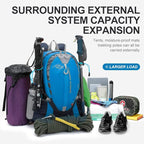 INOXTO Small Hiking Backpack with 2L Water Bladder and Rain Cover, 25L Hydration Daypack for Travel, Cycling, Camping, Outdoor