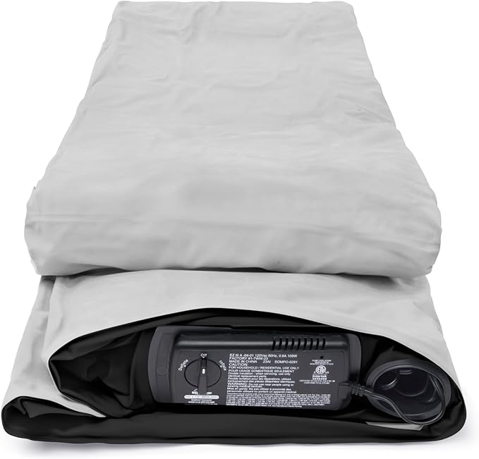 SoundAsleep Products Dream Series Luxury Air Mattress, ComfortCoil Technology, Built-in High Capacity Pump for Home Camping- Double Height, Adjustable, Inflatable Blow Up (California King XL)