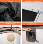 EchoSmile Instant Pop Up Camping Tent, 2/4/6 Person, Easy Setup Tent, Water Resistant Dome, Portable with Carry Bag