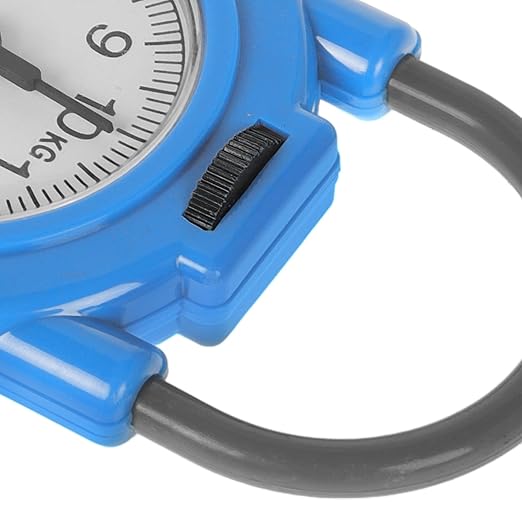 Portable Mini Electronic Hook Scale High Precision Digital Luggage and Travel Weighing Scale Handheld Blue for Home Use