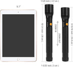 EverBrite Ultra Bright Tactical Flashlight, 900 Lumen Zoomable Adjustable Focus, 3 Light Modes, Heavy-Duty Aluminum Torch for Hurricane Supplies Camping, Includes 3C Alkaline Batteries