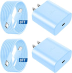 45W USB C Super Fast Charger Type C Charger Fast Charging Android Phone Charger Block with 8FT Type C Charging Cable for Samsung Galaxy S26 Ultra/S26/S26+/S25/S25 Ultra/S25+/S24 Ultra/S23 Ultra/S26