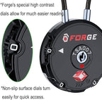 Forge Quality TSA Approved Luggage Locks for Travel Accessories, Suitcase, Pelican case, Ammo Boxes, Set Your own Combination, Zinc Alloy Body-Cable Black 2 Locks