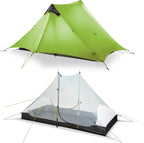 LANSHAN Ultralight Tent 3-Season Backpacking Tent for 1-Person or 2-Person Camping, Trekking, Kayaking, Climbing, Hiking