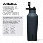 Corkcicle Sport Canteen Insulated Tumbler, Rucksack, 32 oz – Reusable Water Bottle Keeps Beverages Cold for 25 Hours & Hot 12 Hours – Cupholder Friendly Tumbler with Screw-On Cap