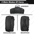 3 In 1 Military Backpack Travel Duffle Bag for Weekender Gym Traveling Workout Deployment