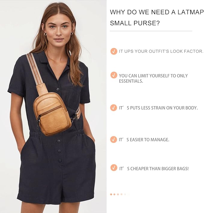 3L SMALL Sling Bag Fanny Packs For Women Men Mini Crossbody Chest Belt Travel Bag Purse Handbag Faux Leather Fashion Cute Light Grey