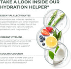 Primal Harvest Electrolytes Powder Packets Primal Hydration, Easy Open Packets, Energy Drink Mix 2 Pack Bundle (Lemon Berry, 60 Packs)