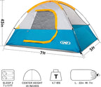 Camping Tent 2 Person, Waterproof Windproof Tent with Rainfly Easy Set up-Portable Dome Tents for Camping…