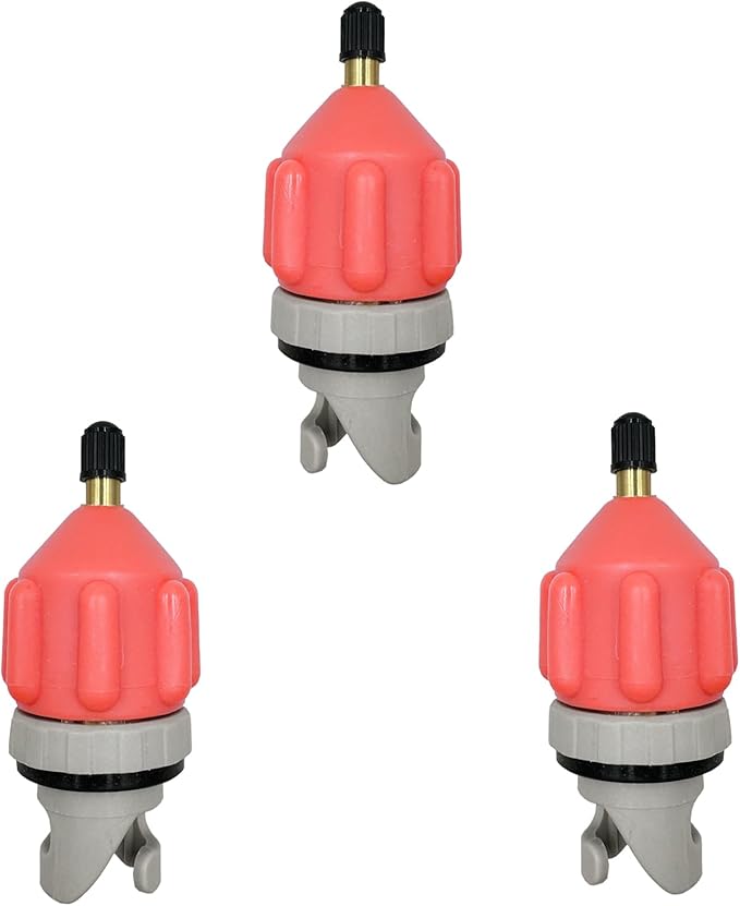 3pcs Sup Paddle Board Inflator Air Pump Adapter Adaptor Attachments for Inflatables Kayaks Boats Stand Up Paddleboard Valve Connector Accessories