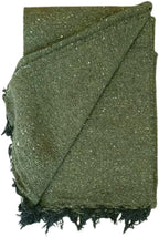 Open Road Goods Solid Color Mexican Yoga Blanket – Large Handwoven Throw for Yoga, Beach, Camping or Home – Soft and Durable Cotton Blend