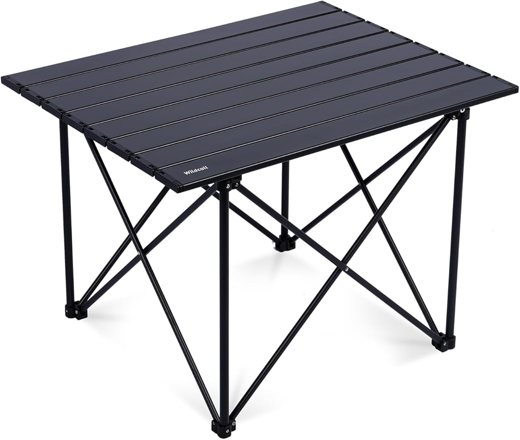 WildCall Ultralight Camping Table, Compact Aluminum Folding Beach Table with Carry Bag for Outdoor, Picnic BBQs, and Cooking