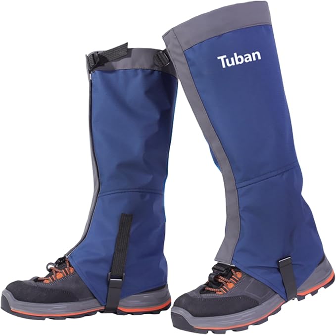 Waterproof Gaiters,Hiking Gaiters,Lightweight Adjustable Leg Gaiters for Men Women,Available in All Seasons,Hiking,Skiing,Mountain Climbing,etc.
