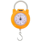 ibasenice Handheld Portable Electronic Spring Luggage Scale with Hook Small High-Precision Weighing Scale for Travel and Home Use