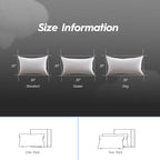 Globon Luxury Down Pillow King Size, Firm Hotel Collection Bed Pillow with 100% Cotton Cover, Down Surrounded Feather Pillow, 20x36 Inches (1 Pack)