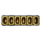 DEWALT FRS Walkie Talkies Long Range 2 Way Radio, 2 Watt, Waterproof & Rechargeable, 48 Pack with 8X Gang Chargers, 8DXFRS800-BCH6