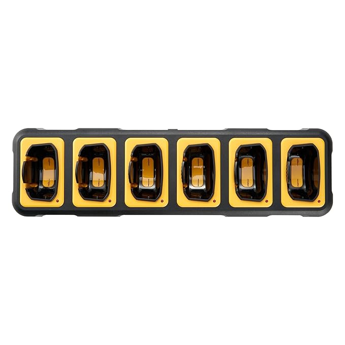 DEWALT FRS Walkie Talkies Long Range 2 Way Radio, 2 Watt, Waterproof & Rechargeable, 48 Pack with 8X Gang Chargers, 8DXFRS800-BCH6