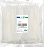 HS White Nylon Cable Ties 12 Inch Zip Ties (1000 Pack) 50 LBS Heavy Duty Clear Zip Ties 12in Plastic Ties Straps for Electrical,Christmas,Weding Fastening