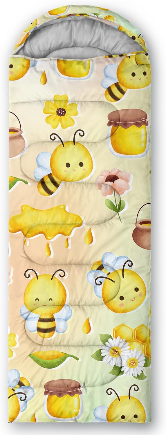 QOOMO Camping Sleeping Bags,3 Season Warm & Cool Weather,Lightweight,Waterproof Sleeping Bags for Adults & Kids,Traveling,and Outdoors,Camping Gear Equipment