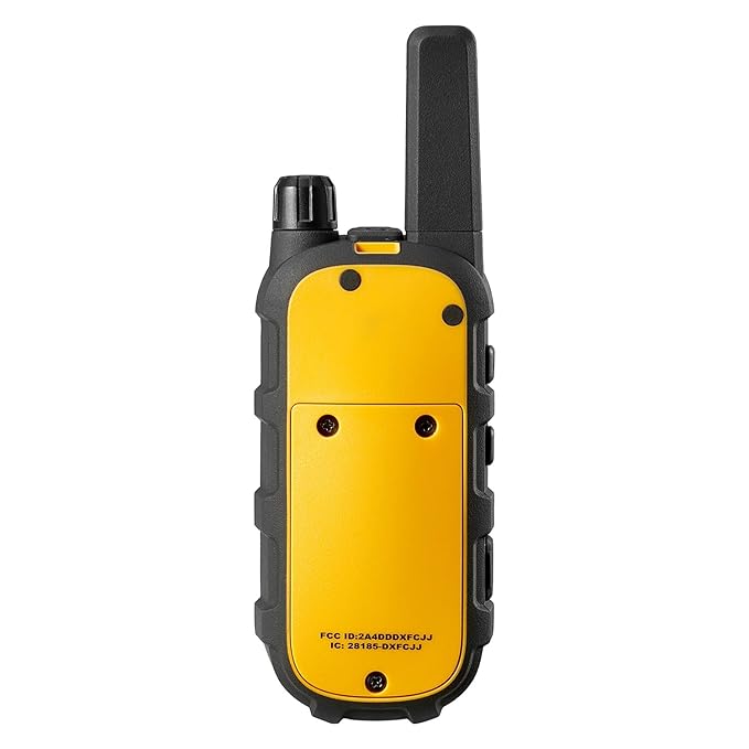 DEWALT FRS Walkie Talkies Long Range 2 Way Radio, 1 Watt, Waterproof & Rechargeable, 6 Pack with Gang Charger, DXFRS300-BCH6