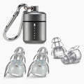 High Fidelity Concert Earplugs, Reusable Musicians Ear Plugs, 24dB Advanced Filter Technology Ear Protection for Music Festivals, DJs, Musicians, Pearl White