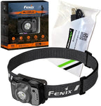 Fenix HL12R V2 USB Rechargeable 500 Lumen LED headlamp with EdisonBright USB Charging Cable (Grey)