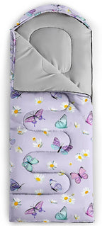 QOOMO Camping Sleeping Bags,3 Season Warm & Cool Weather,Lightweight,Waterproof Sleeping Bags for Adults & Kids,Traveling,and Outdoors,Camping Gear Equipment