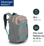 Osprey Proxima 30L Campus Laptop Backpack – Organized Everyday Pack with Tech Storage, Water Bottle Pockets, and Comfortable Carry – Perfect for College, Commute, and Travel, Black