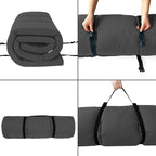 SPRINGSPIRIT Cot Mattress Topper (Improved Thickness), Foam Quilted Pads for Camping, Soft Comfortable Sleeping Cot Mattress Pad Only, Camping Pad 75"x30" for Camp Cot/Rv Bunk/Narrow Twin Beds, Navy